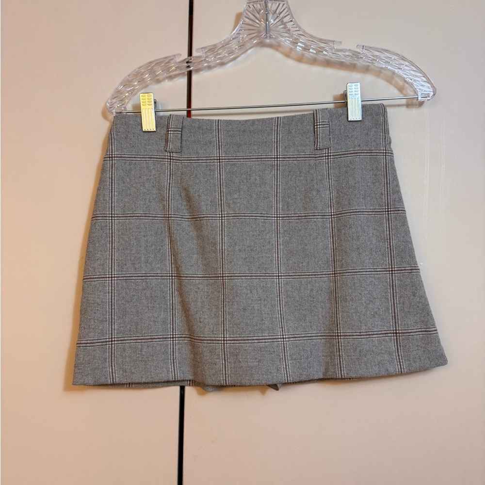 Abercrombie Gray Plaid Women's Skort